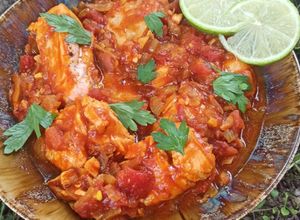 Une photo de Rougail de saumon