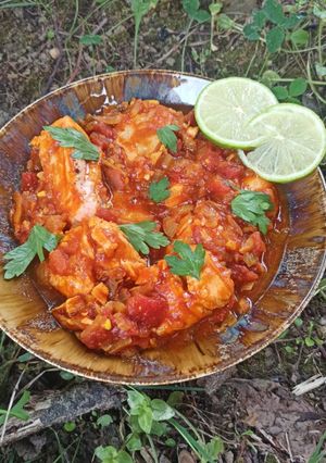 Une photo de Rougail de saumon