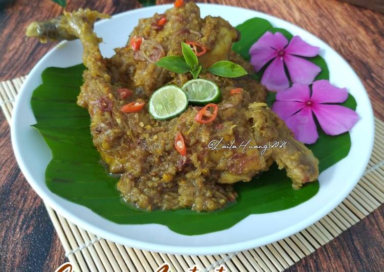 Bagaimana Menyiapkan 209. Ayam Betutu Anti Gagal