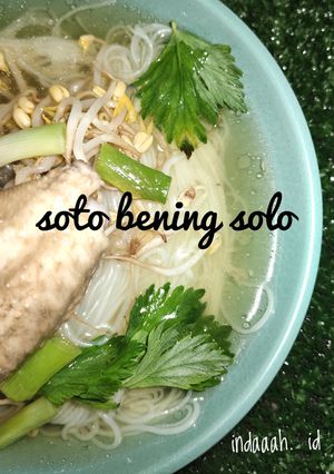 Foto resep Soto Bening Solo