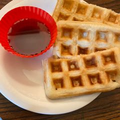 A picture of Waffle dippers.