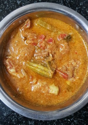 A picture of Mutton Kurma.