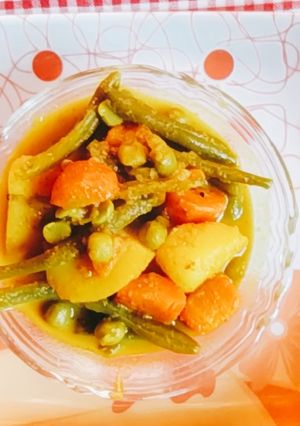 শীতের সব্জী কারি (shiter sabji curry recipe in Bengali) রেসিপির প্রধান ছবি