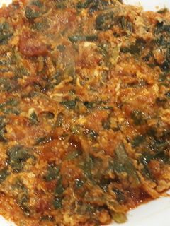 صورة لوصفة شكشوكة سلق