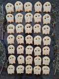 Galletas de queso y romero 👻 fantasmitas de Halloween 👻