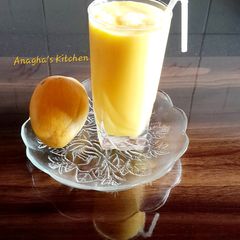 A picture of Mango lassi 🥭.