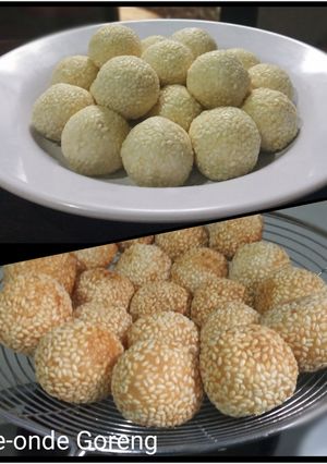 Foto resep Onde Onde Wijen Goreng isi Kacang Ijo