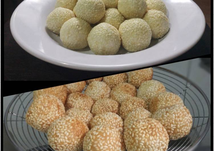 Onde Onde Wijen Goreng isi Kacang Ijo