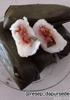 Foto resep Lontong isi oncom