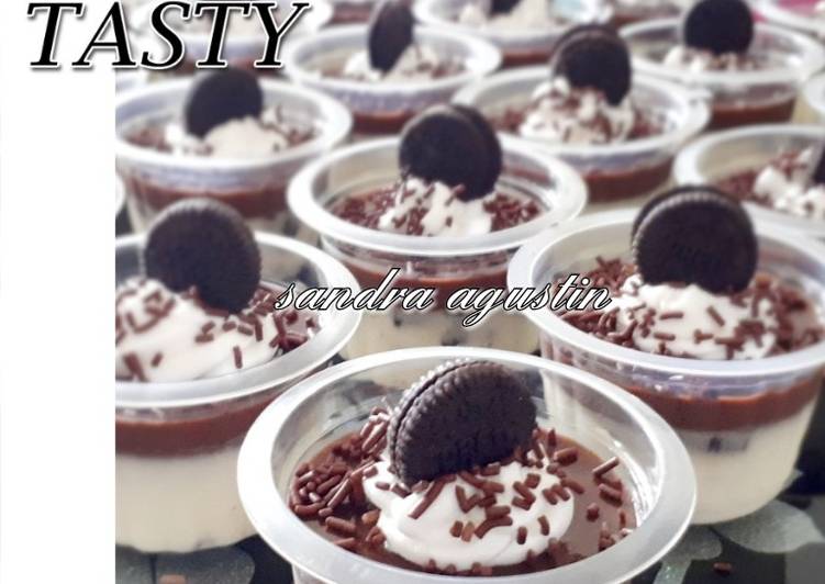 Vanilla Choco Oreo Pudding