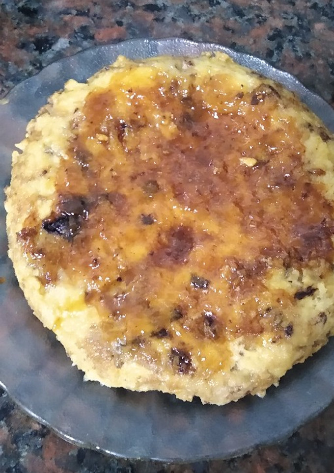 Una foto de Budín de "Pan Dulce" (sobras de Navidad)