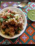 Buckwheat veg pulao