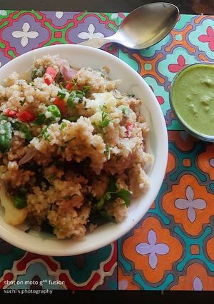 A picture of Buckwheat veg pulao.
