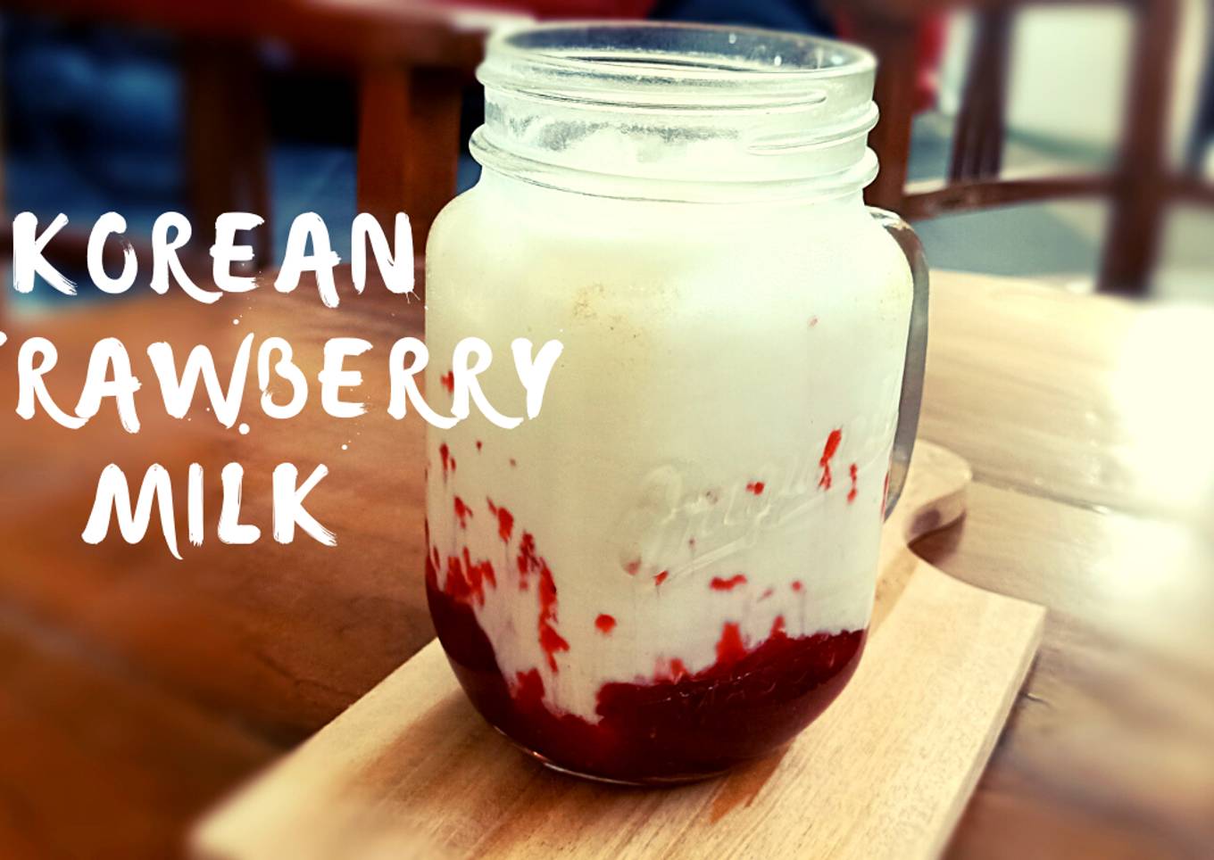 Korean strawberry milk