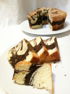 Foto resep Chiffon marble cake
