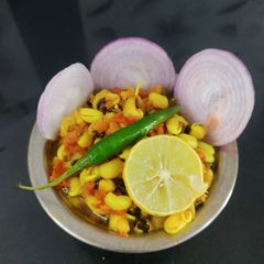 A picture of Healthy no oil sprouts curry.