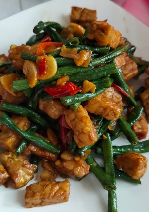Foto resep Orek Tempe Kacang Panjang