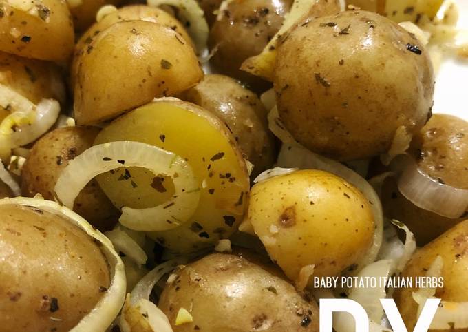 Baby potato Italian herbs (Diet Menu)