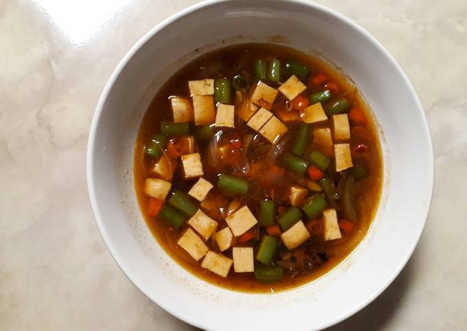 Sayur Asam Tahu Pedas Manis