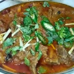A picture of Beef fry gosht.