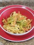 Fetuccini estilo thai ☺