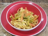 Fetuccini estilo thai ☺