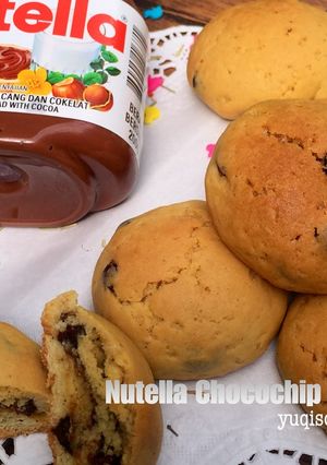Foto resep Nutella Chocochip Cookies