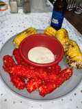 Deditos de queso con Cheetos flamin’ en freidora de aire