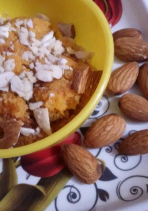 बादाम हलवा (Badam halwa recipe in hindi) रेसिपी मुख्य फोटो