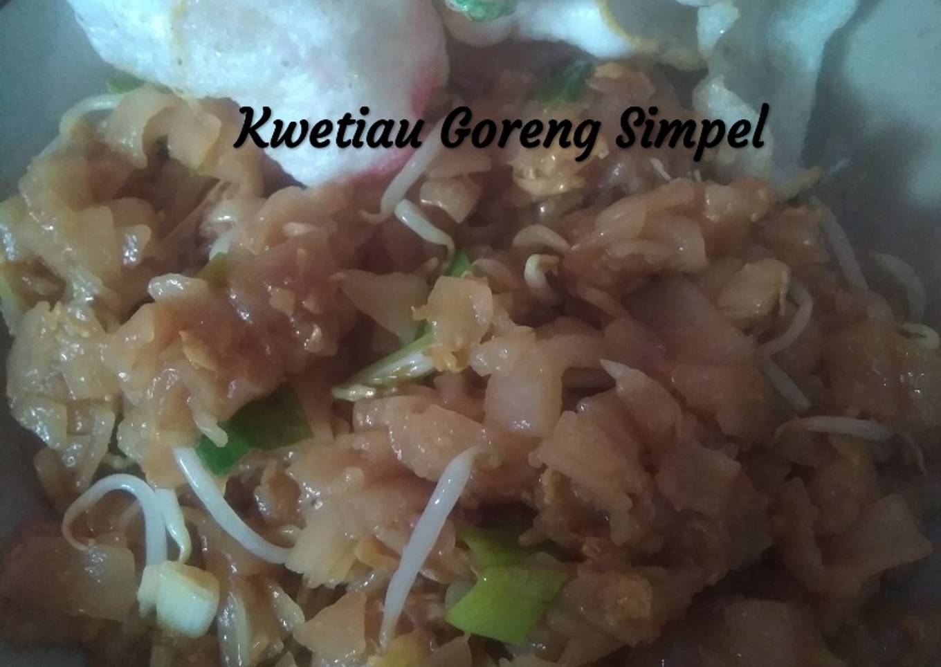 Kwetiau Goreng Simpel