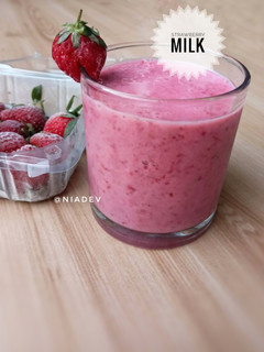 Foto resep Strawberry milk
