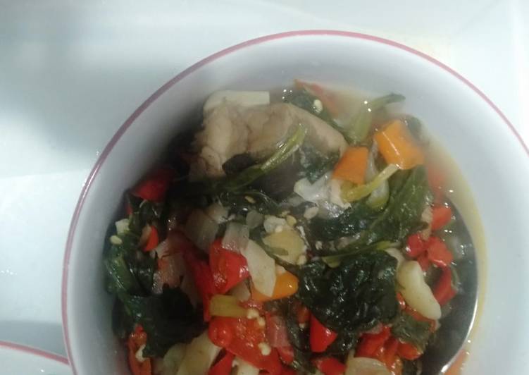 Resep Nigerian catfish pepper soup (sup pedas lele nigeria) modifikas, Enak