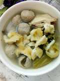 Sup Ayam Sayur Asin
