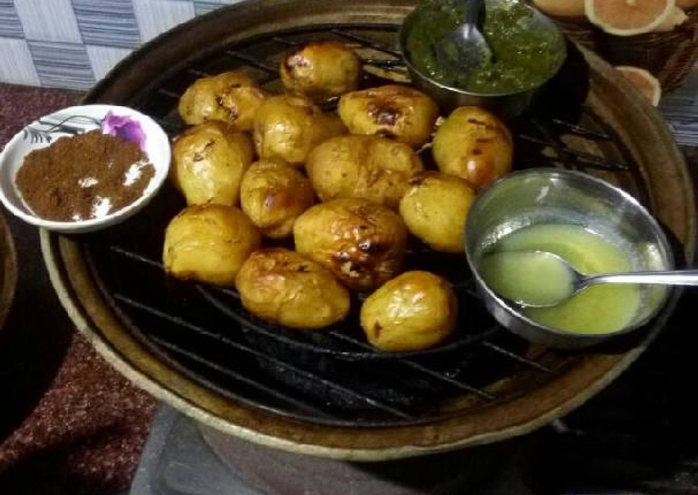 Steps to Prepare Homemade Roasted grill potatoes