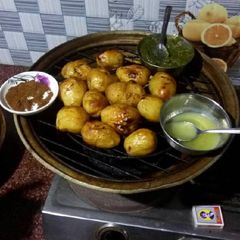 Roasted grill potatoes A picture of Roasted grill potatoes.
