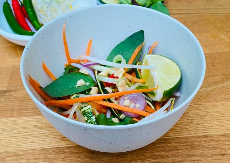 Recipe of Quick Raw Vegan Pad Thai