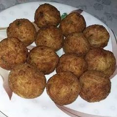 A picture of Chicken noodles balls # Ramdanki tayari.
