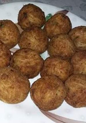 A picture of Chicken noodles balls # Ramdanki tayari.