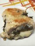 Involtino di pollo ripieno di spinaci e formaggio
