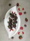 Choco straberry dip