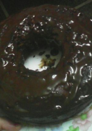 صورة لوصفة كعكة بكاملها شوكولاته