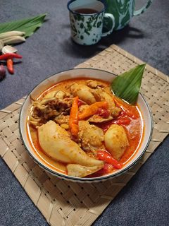 Foto resep Gulai Cumi isi tahu