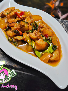 Foto resep Oseng kikil cabe hijau