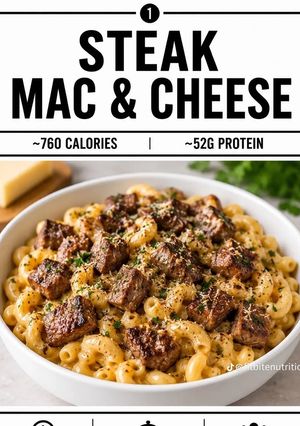 A picture of STEAK MAC & CHEESE.