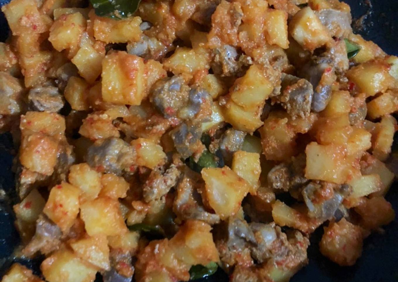 Sambal goreng kentang hati ampela