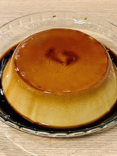 Una foto de Flan de café
