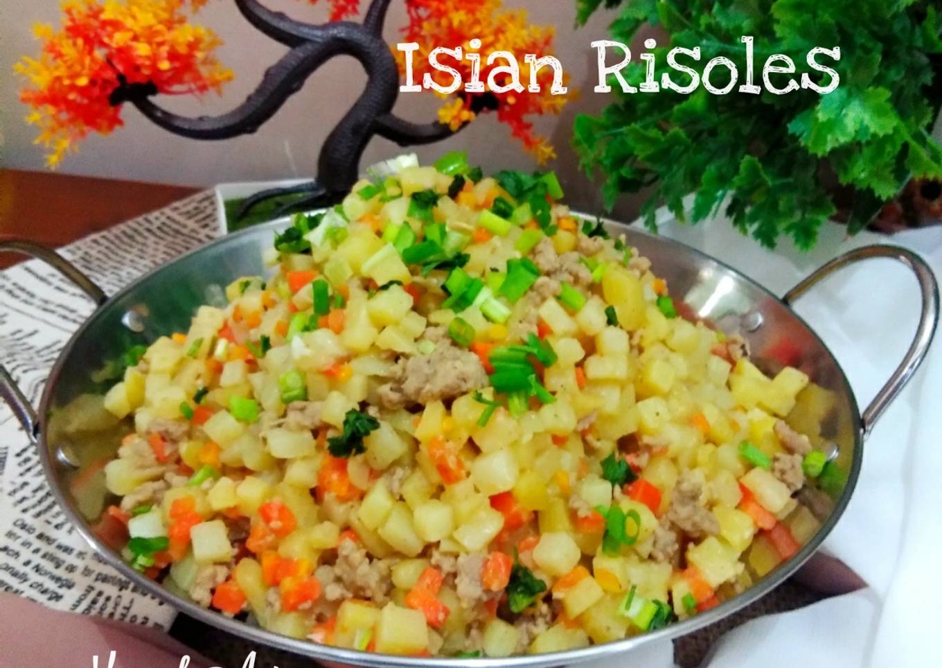 Isian Risoles (Kentang Wortel Daging Sapi Cincang)