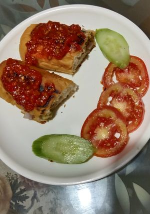 A picture of Paneer Hotdog.