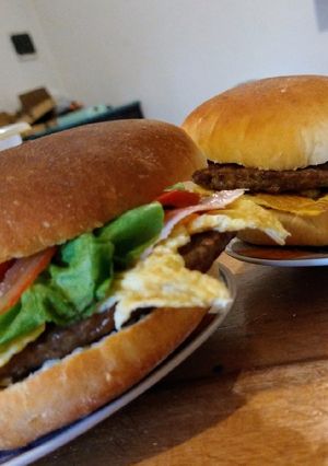 Una foto de Pan de hamburguesa