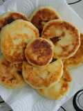 Panquecas de queijo cottage
